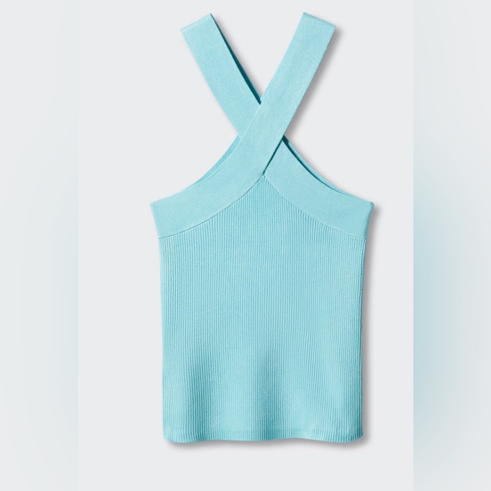 Halter Neck Knitted Top